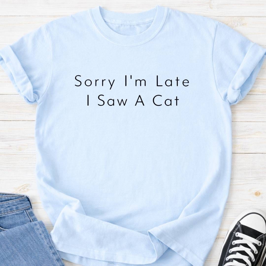 I Saw A Cat Premium Comfort Tee