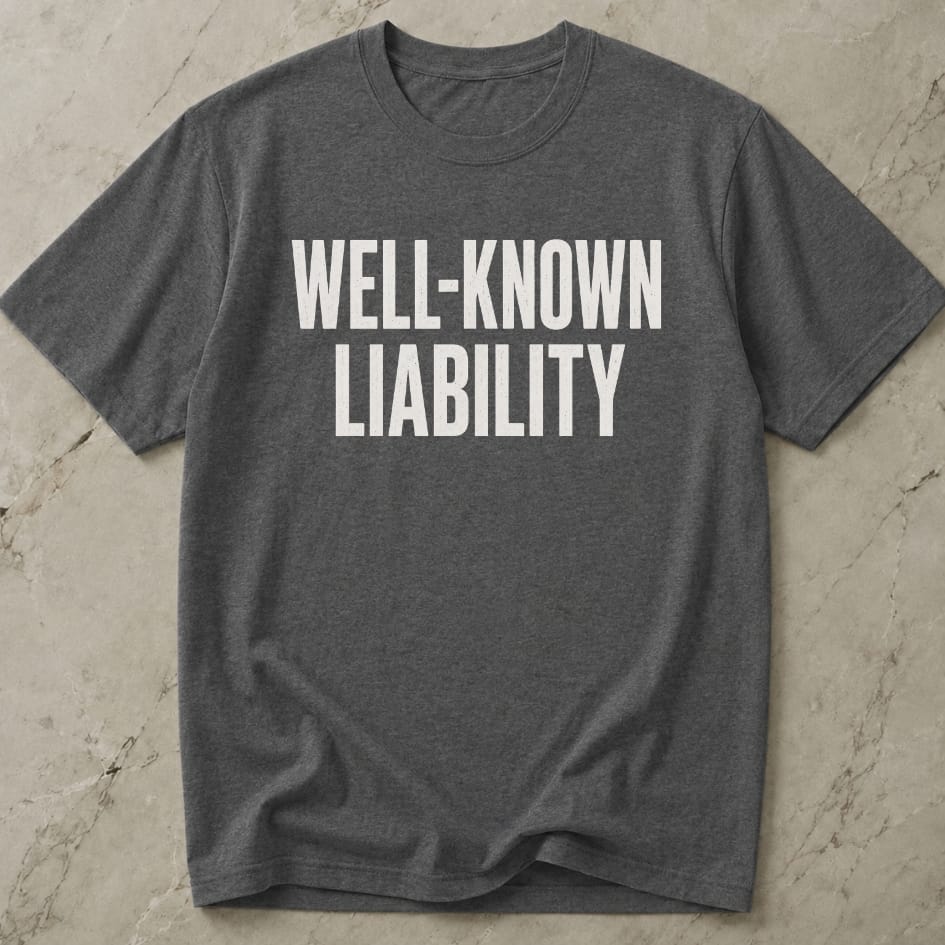 Well-known Liability T-shirt