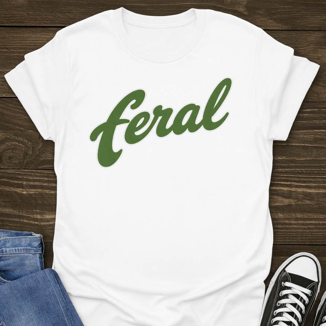 Feral Slogan T-shirt