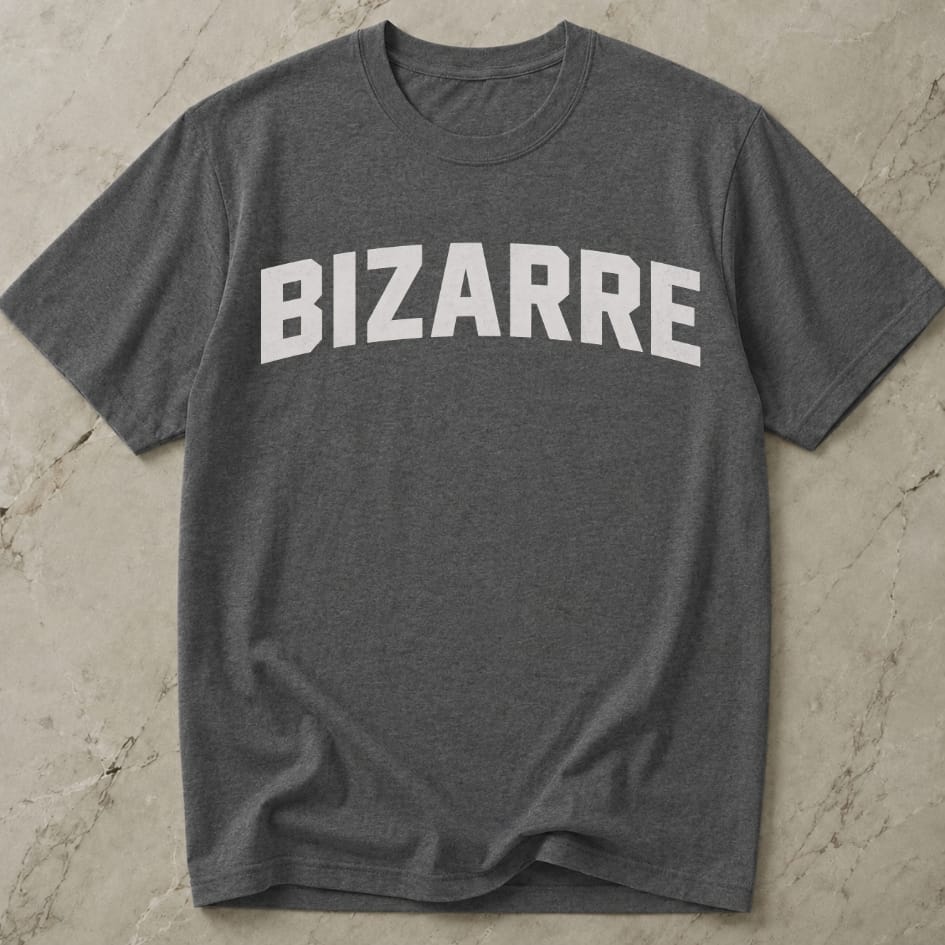 Bizarre White Design T-shirt