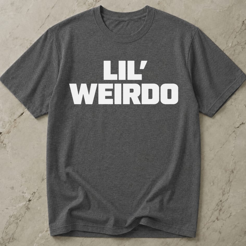 Lil' Weirdo Slogan T-shirt