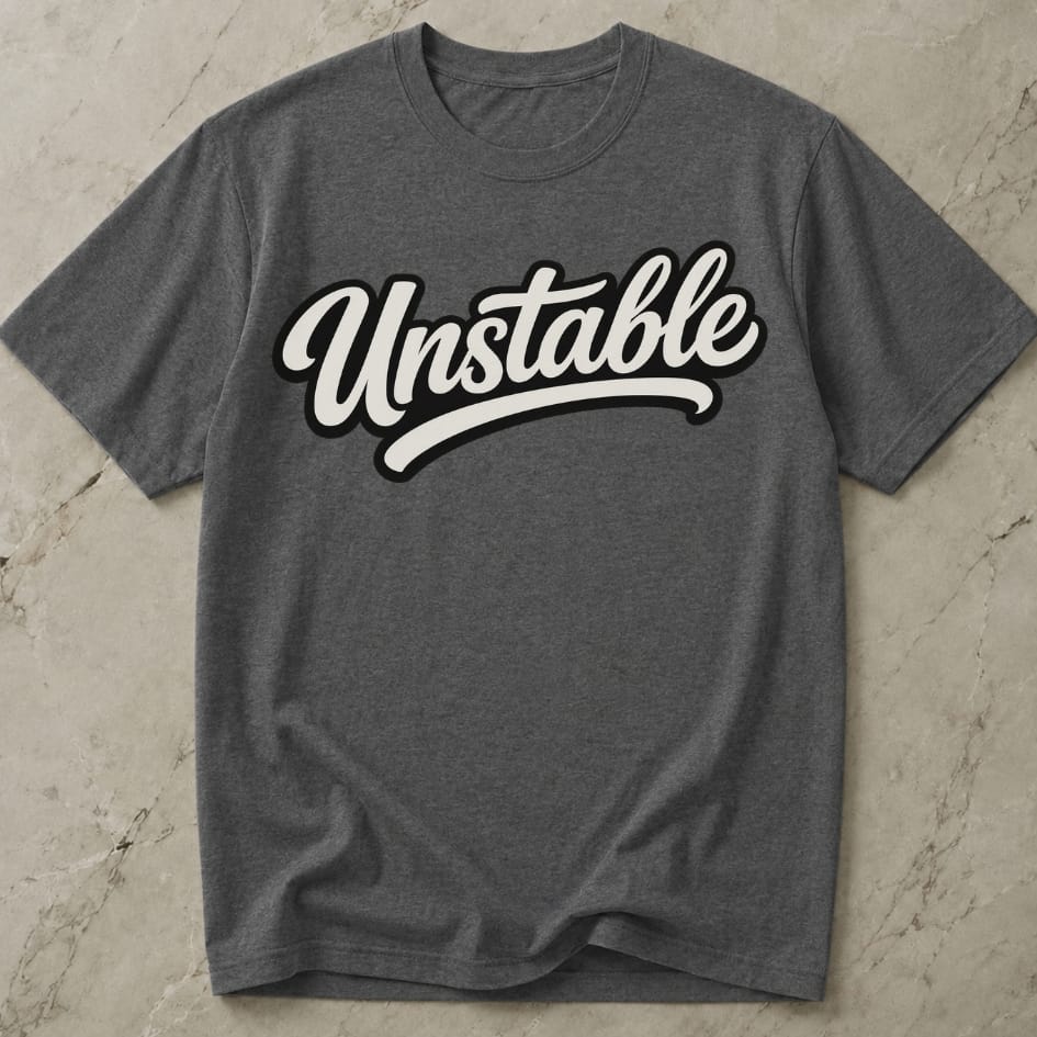 Unstable Script T-shirt