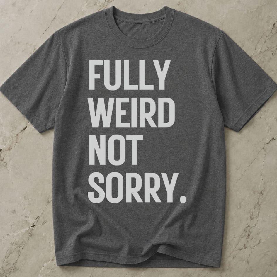 Fully Weird Not Sorry T-shirt