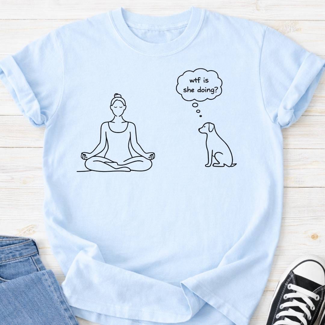 Funny Meditation Premium Comfort Tee