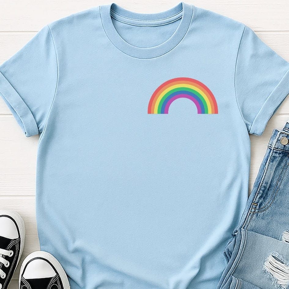 Rainbow Positivity Tee