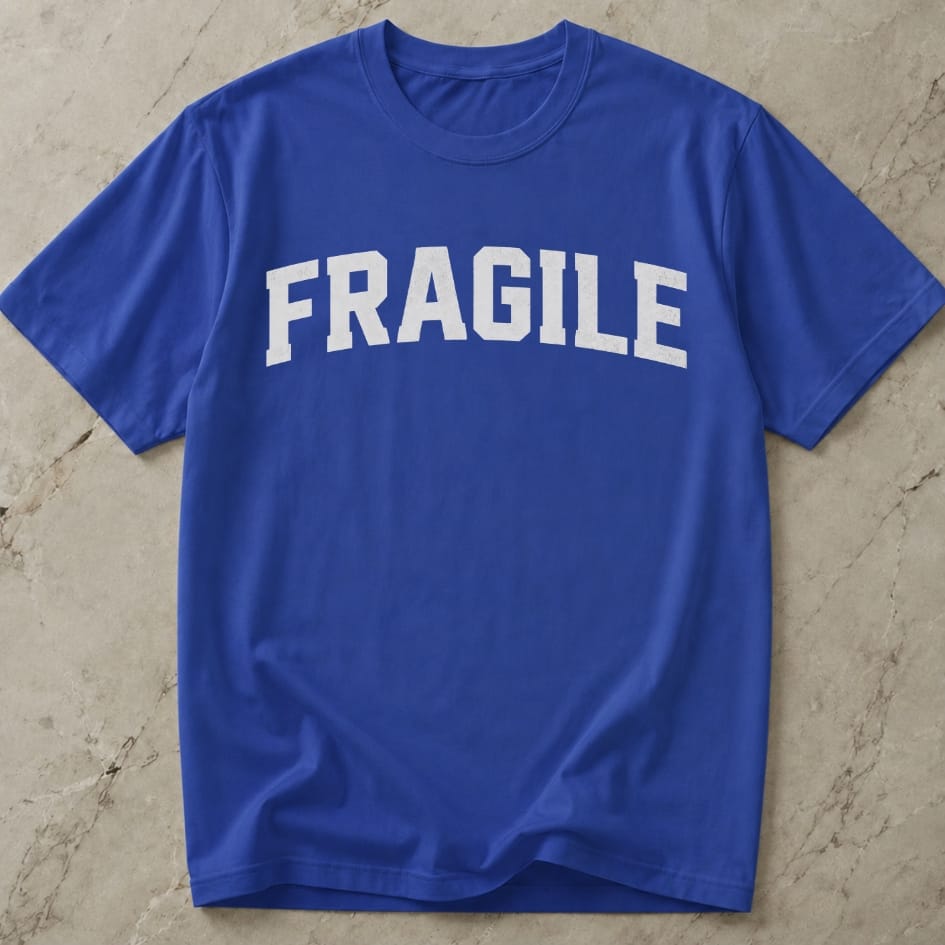 Fragile White Design T-shirt