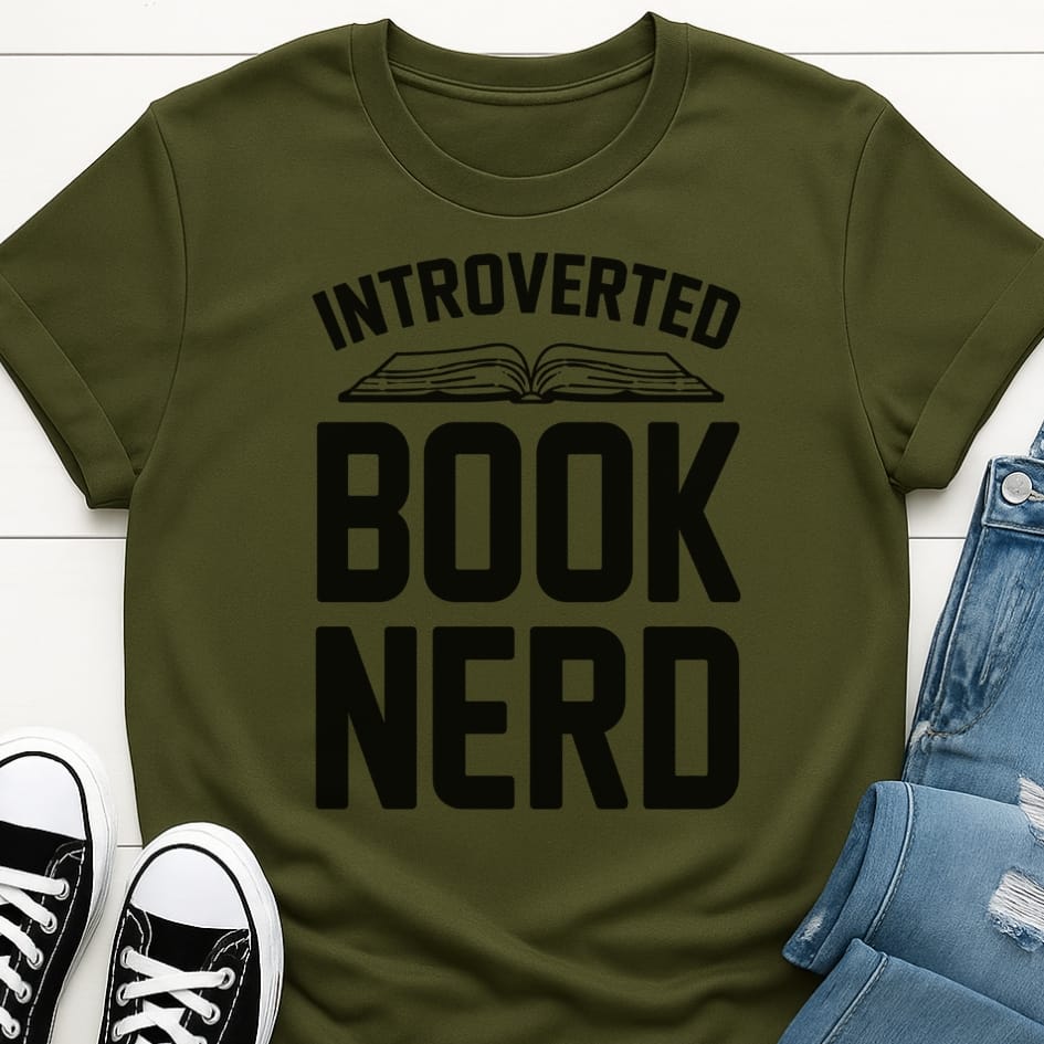 Introverted Book Nerd Tee