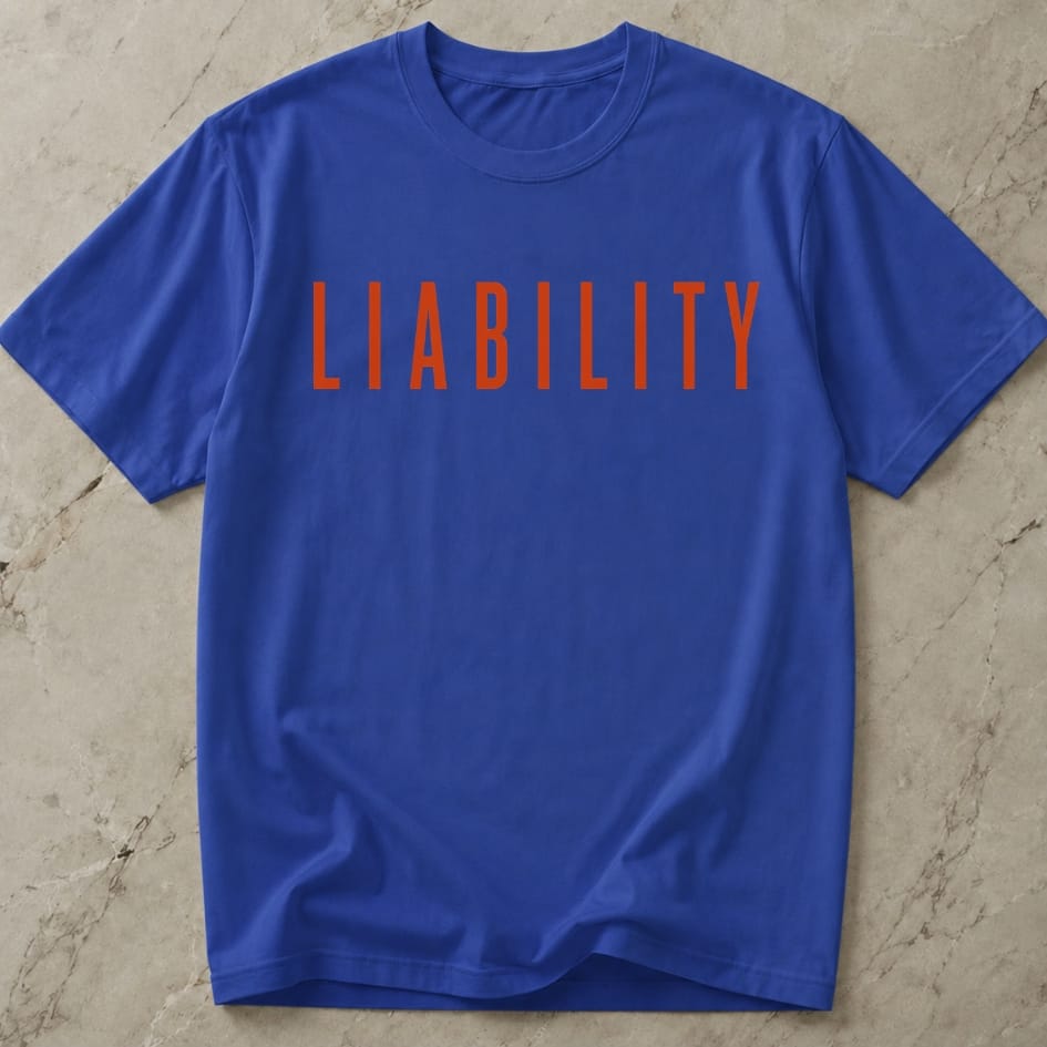 Liability Red Design T-shirt