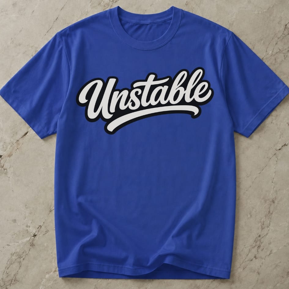 Unstable Script T-shirt