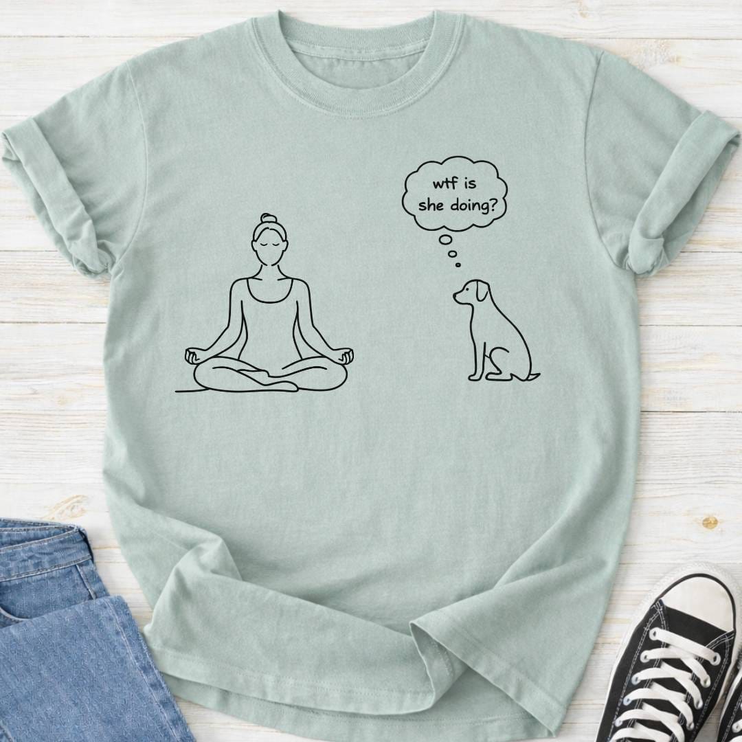 Funny Meditation Premium Comfort Tee