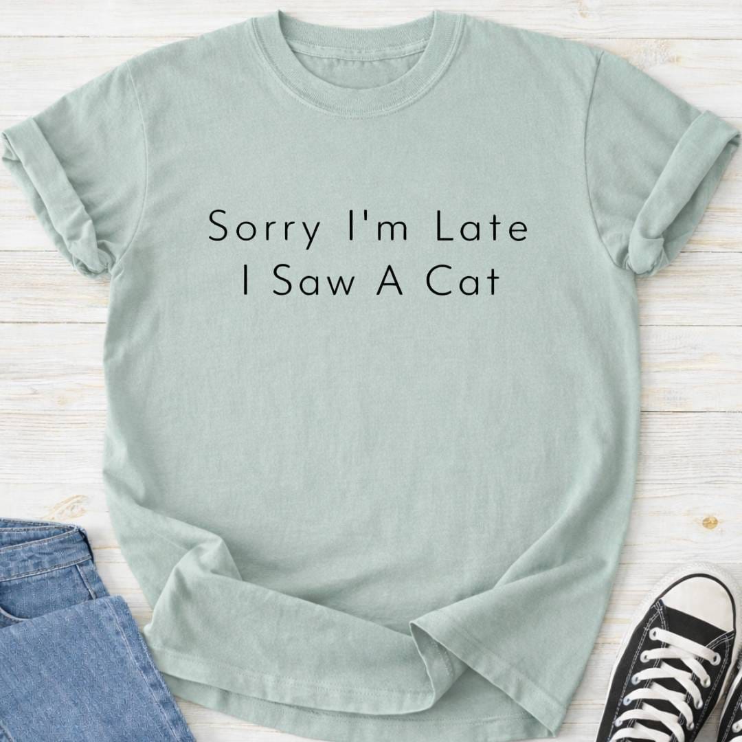 I Saw A Cat Premium Comfort Tee