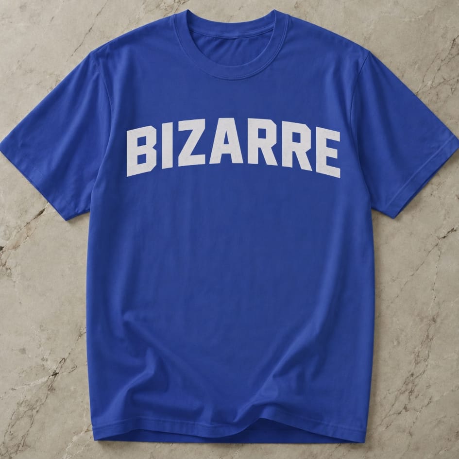 Bizarre White Design T-shirt