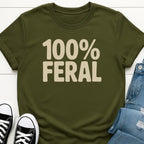 100% Feral T-shirt