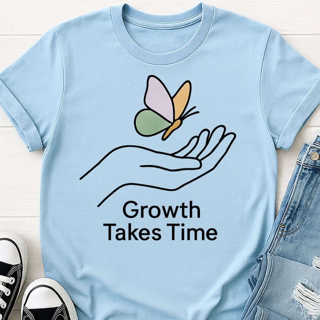 Growth Takes Time Butterfly Tee
