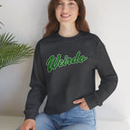 Weirdo Green Design Sweatshirt