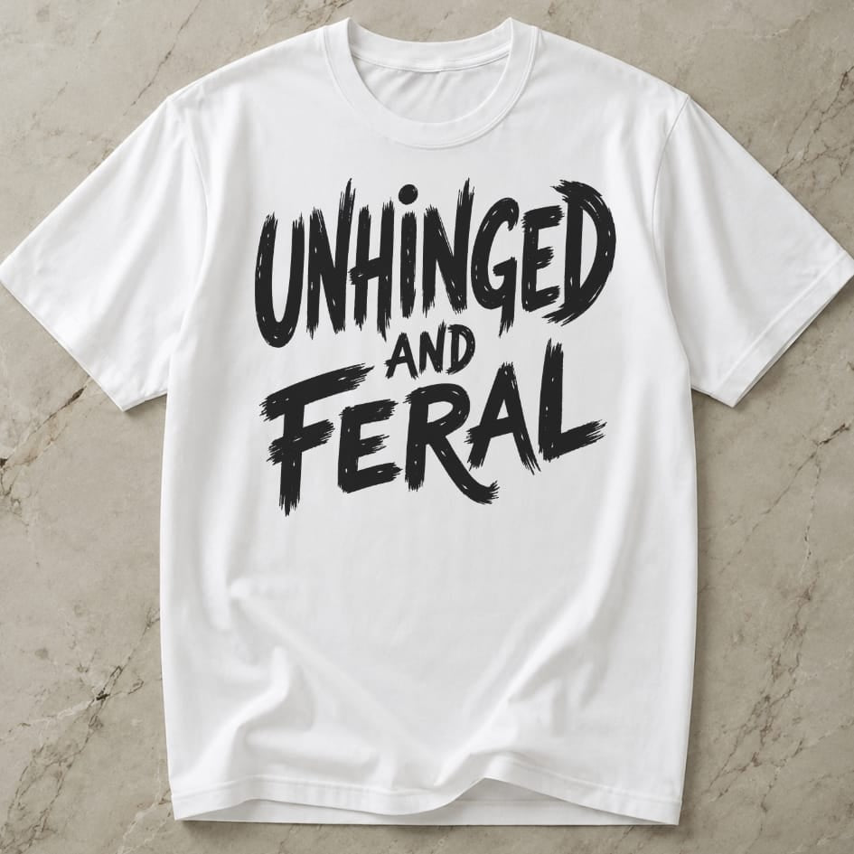 Unhinged And Feral T-shirt