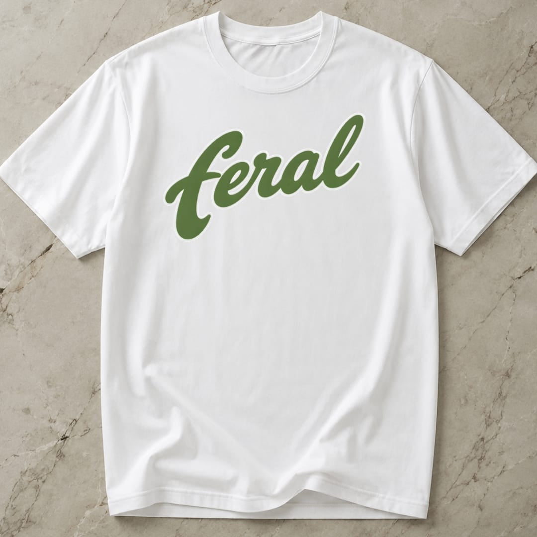 Feral Slogan T-shirt