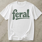 Feral Green Design T-shirt