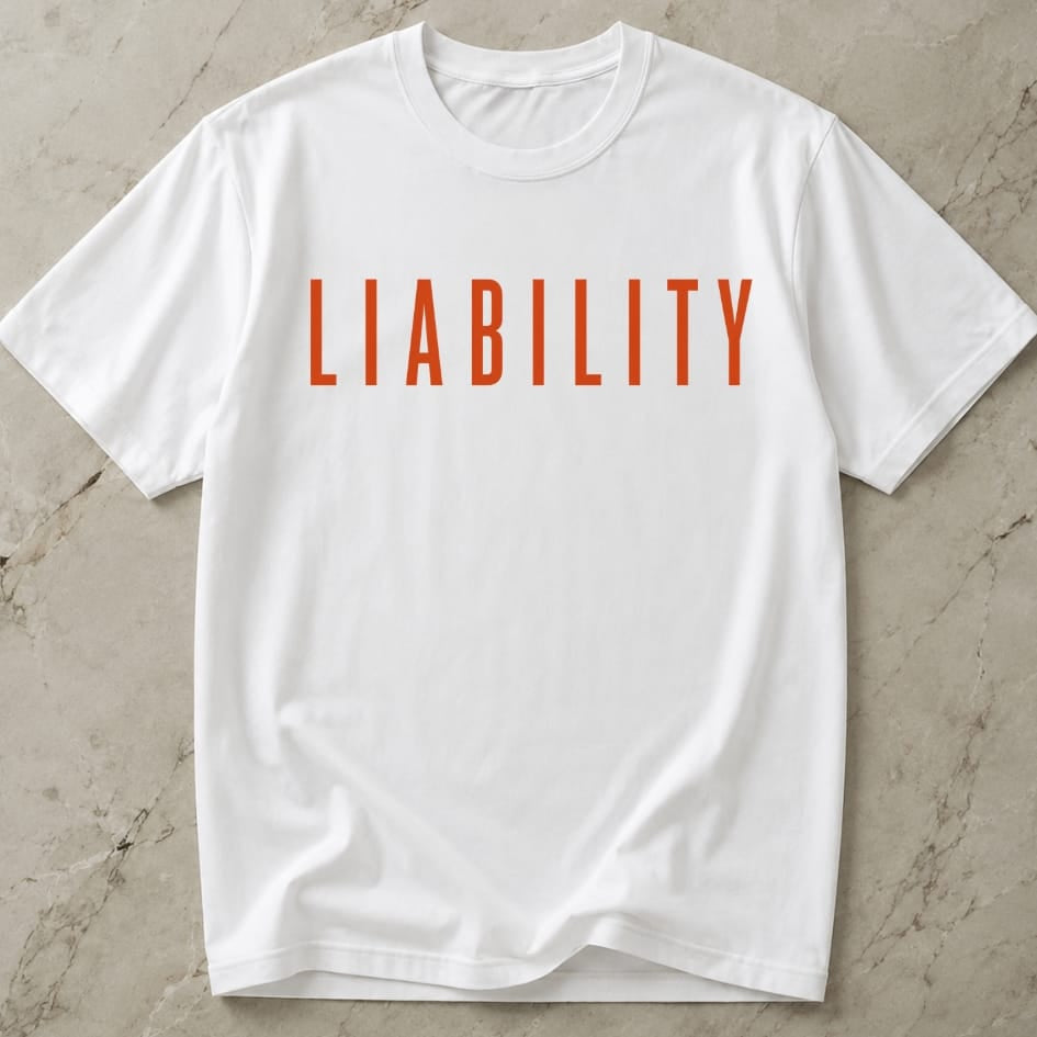 Liability Red Design T-shirt