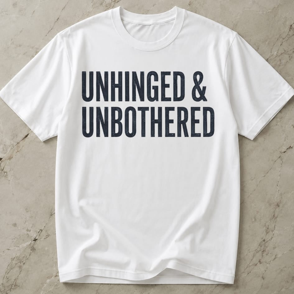 Unhinged & Unbothered T-shirt