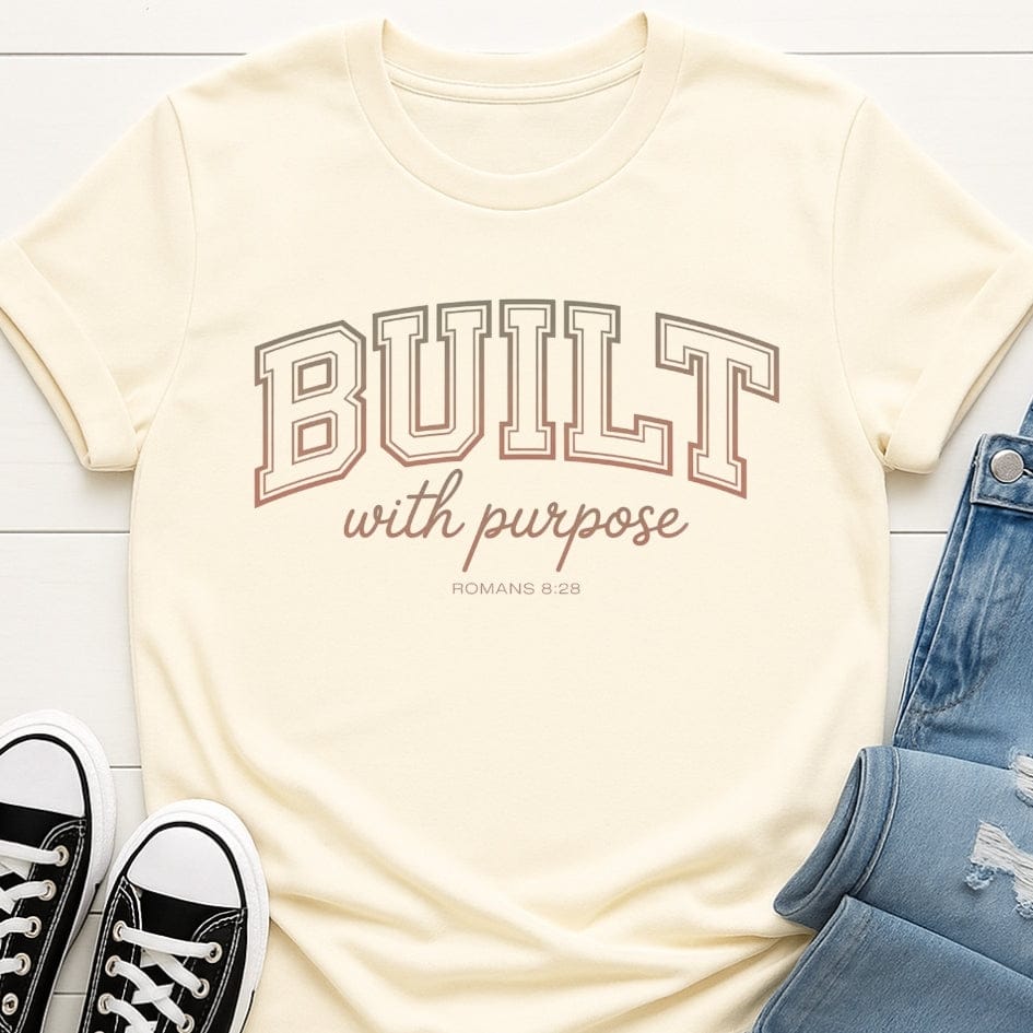 Built With Purpose Christian Tee
