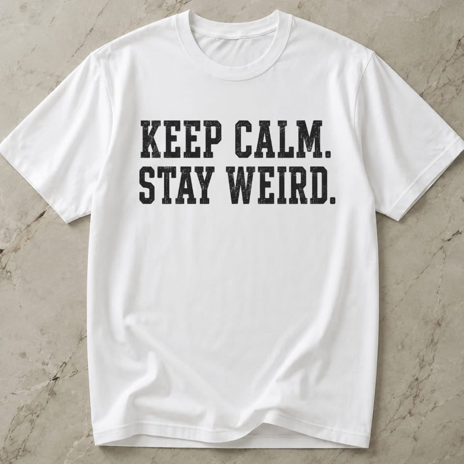 Keep Calm Stay Weird T-shirt