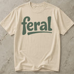 Feral Green Design T-shirt