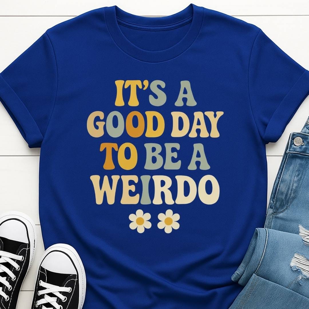 Good Day Weirdo Slogan T-shirt
