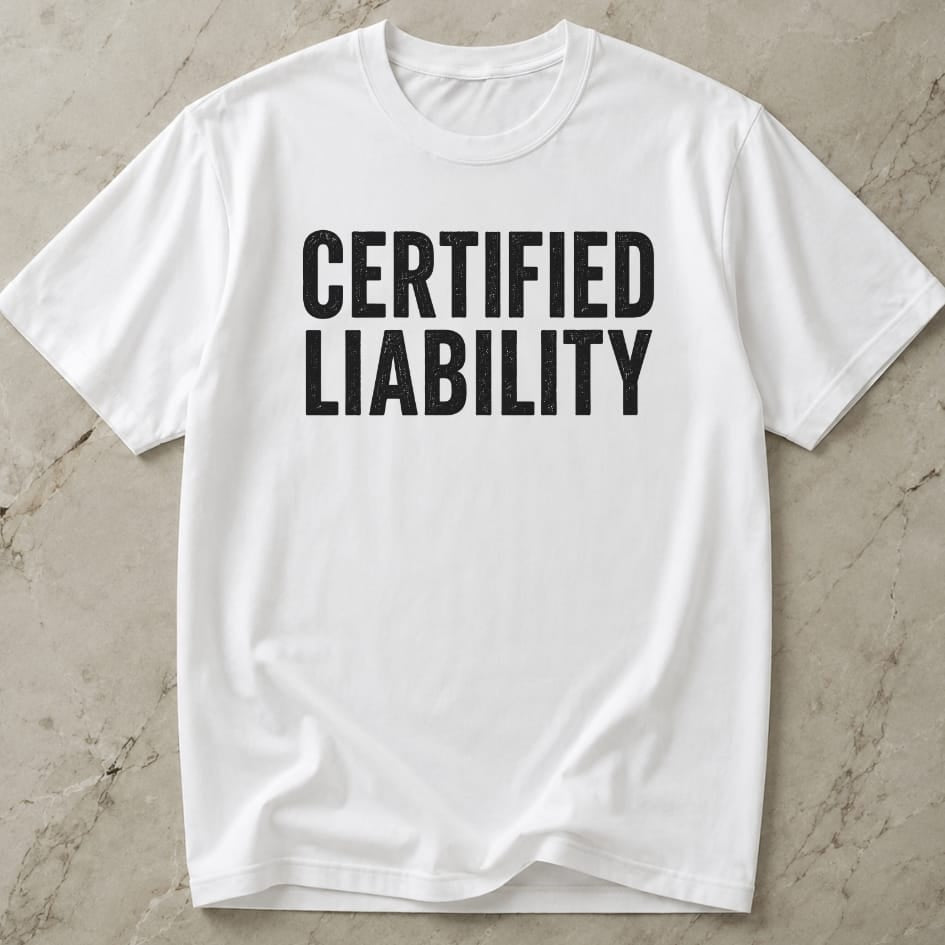 Certified Liability Tee