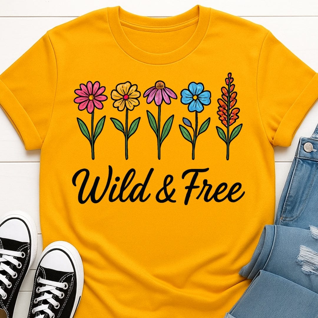 Wild & Free Flowers Tee