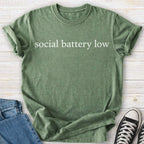 Social Battery Low Premium Tee