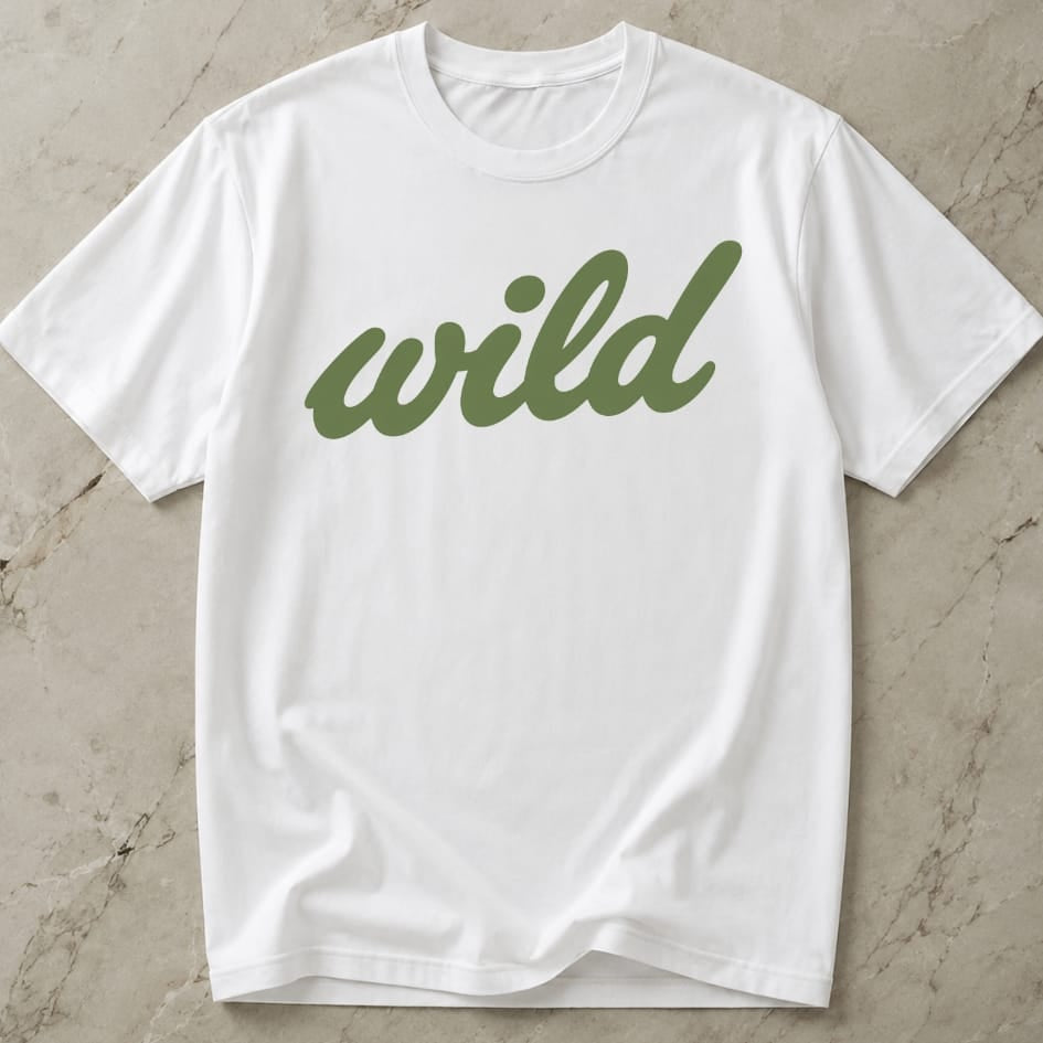 Wild Green Design T-shirt