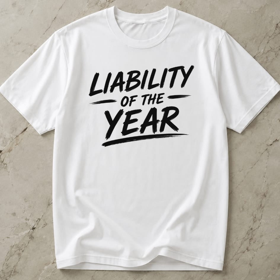 Liability Of The Year T-shirt