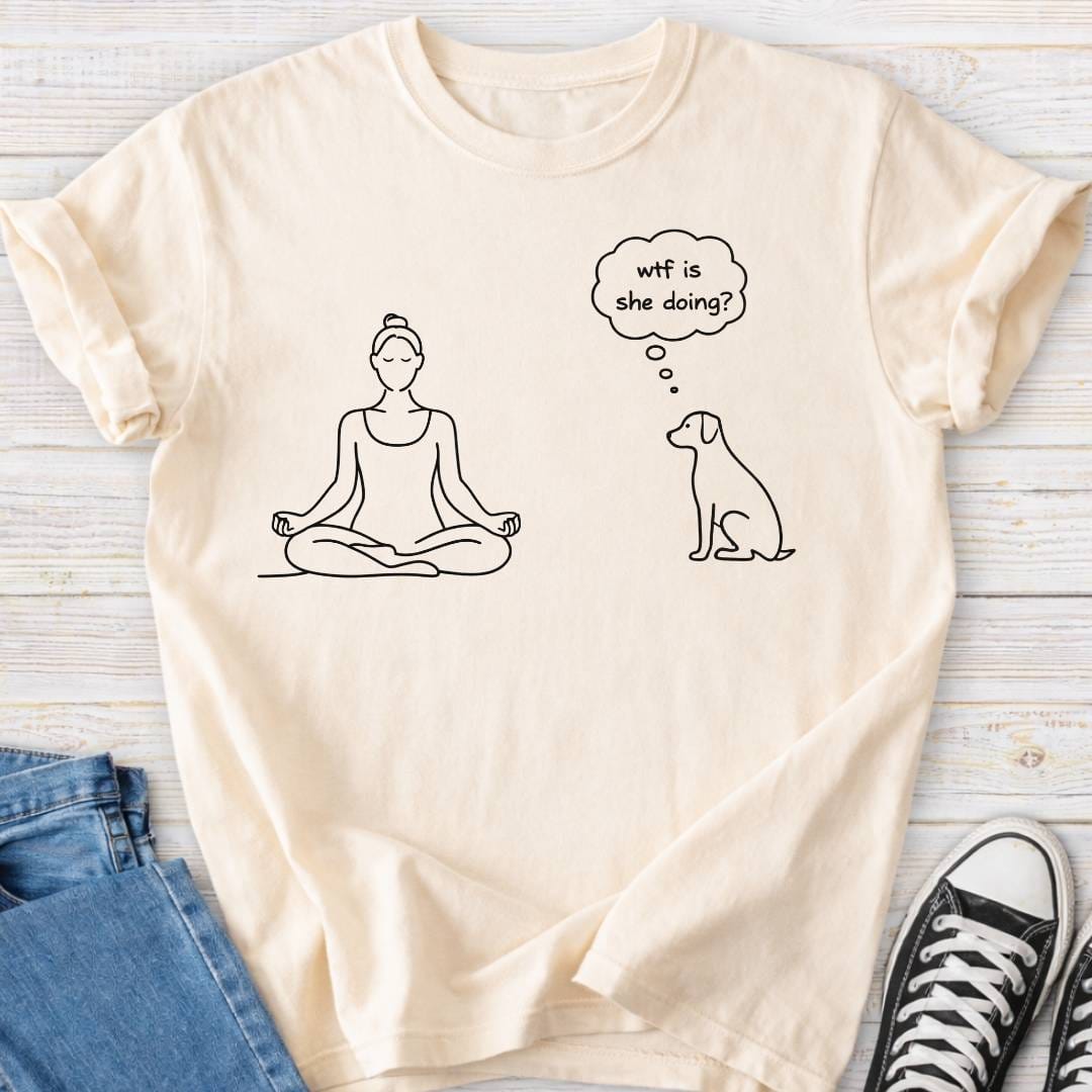 Funny Meditation Premium Comfort Tee