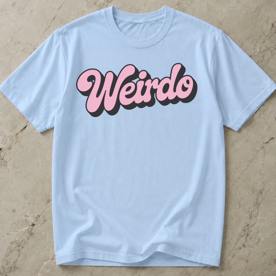 Weirdo Pink Design Tee