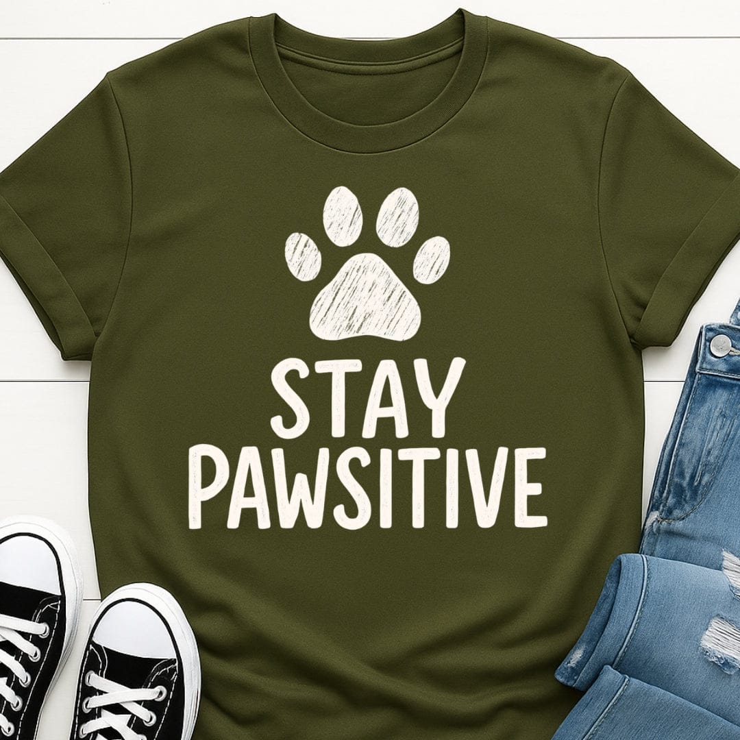 Stay Pawsitive Tee