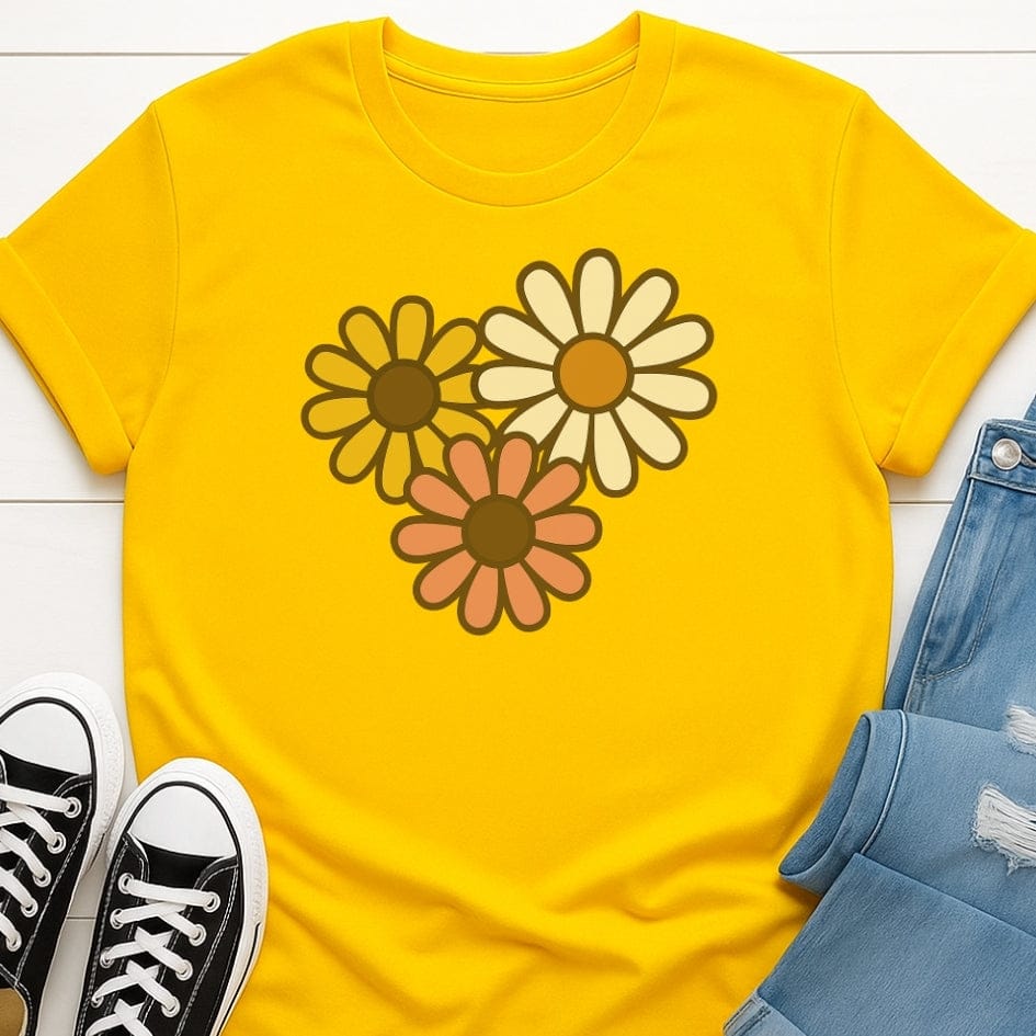 Three Flowers Tee