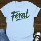 Feral Green Design T-shirt