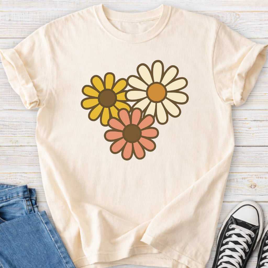 Three Flowers Premium Comfort Tee