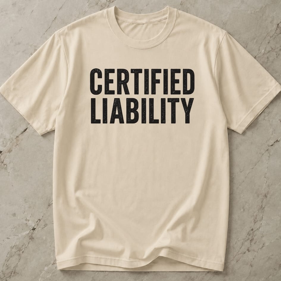 Certified Liability Tee