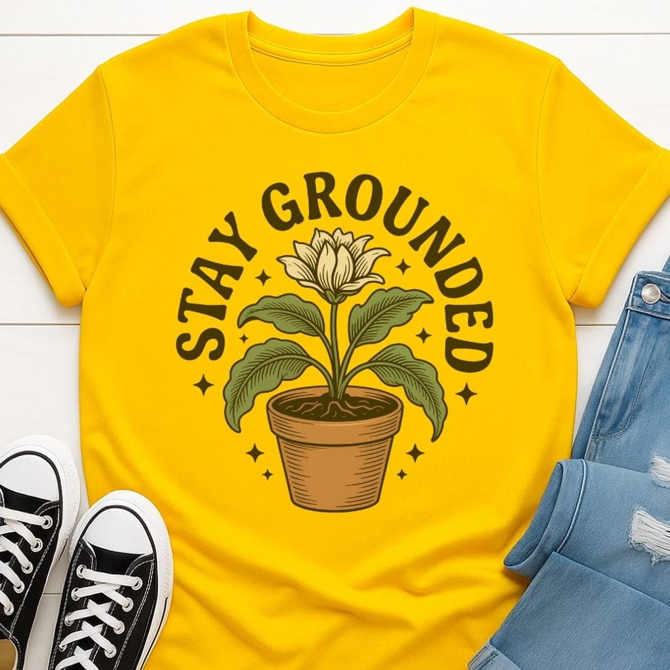 Stay Grounded Plant Tee