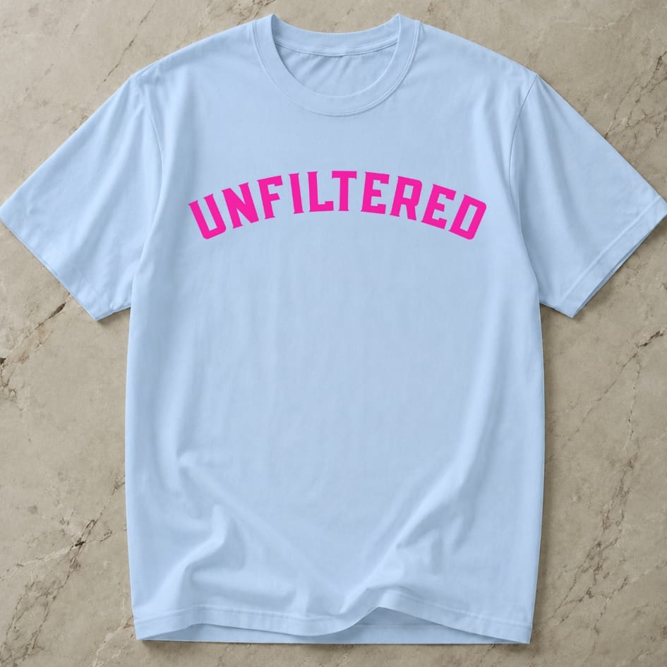 Unfiltered Pink Design Tee