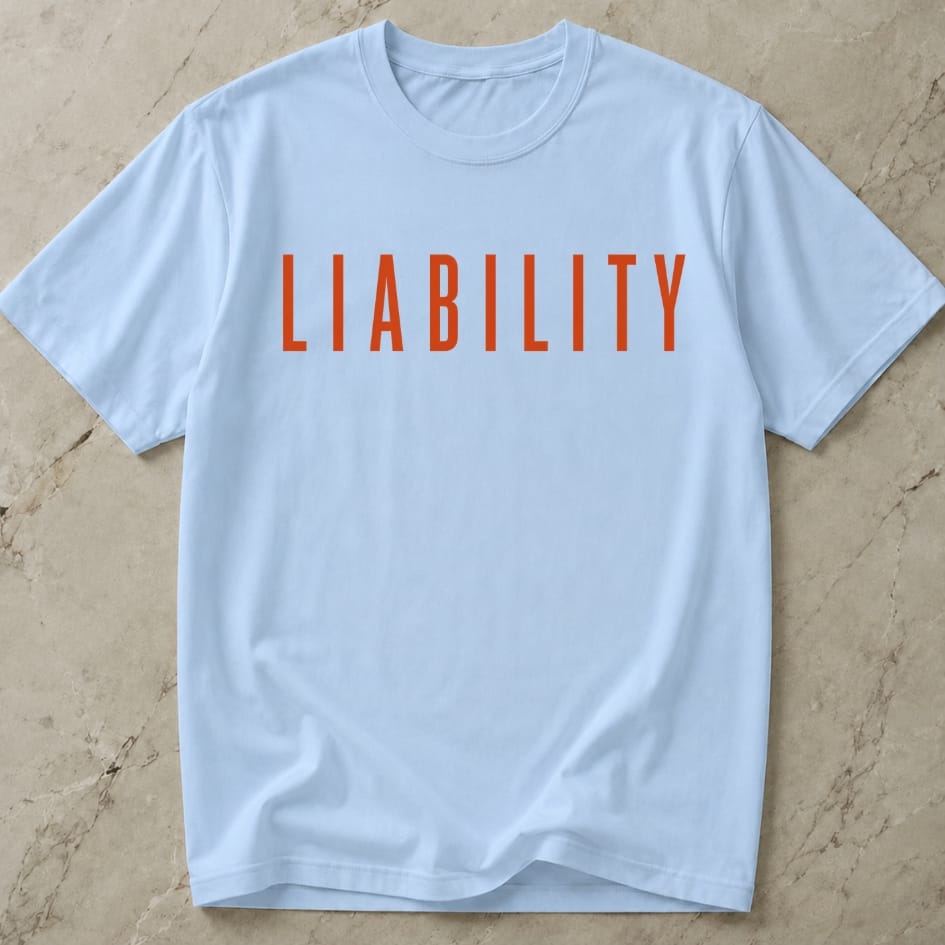 Liability Red Design T-shirt