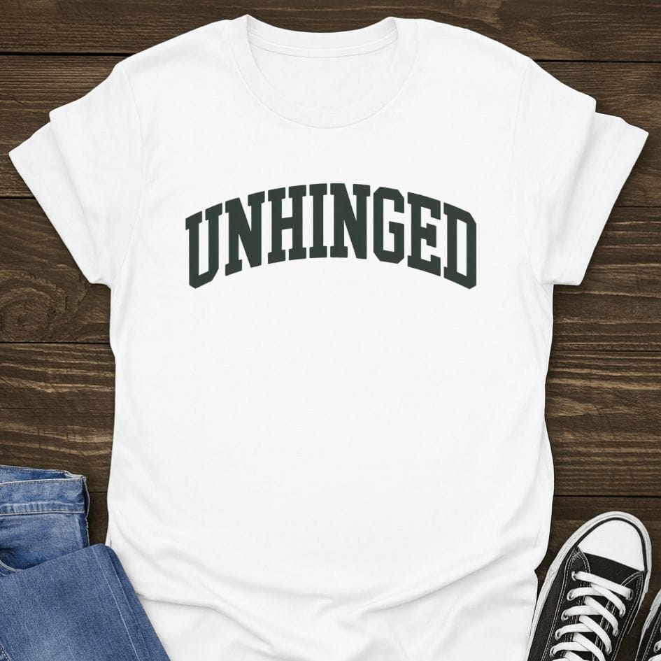 Unhinged Green Design T-shirt