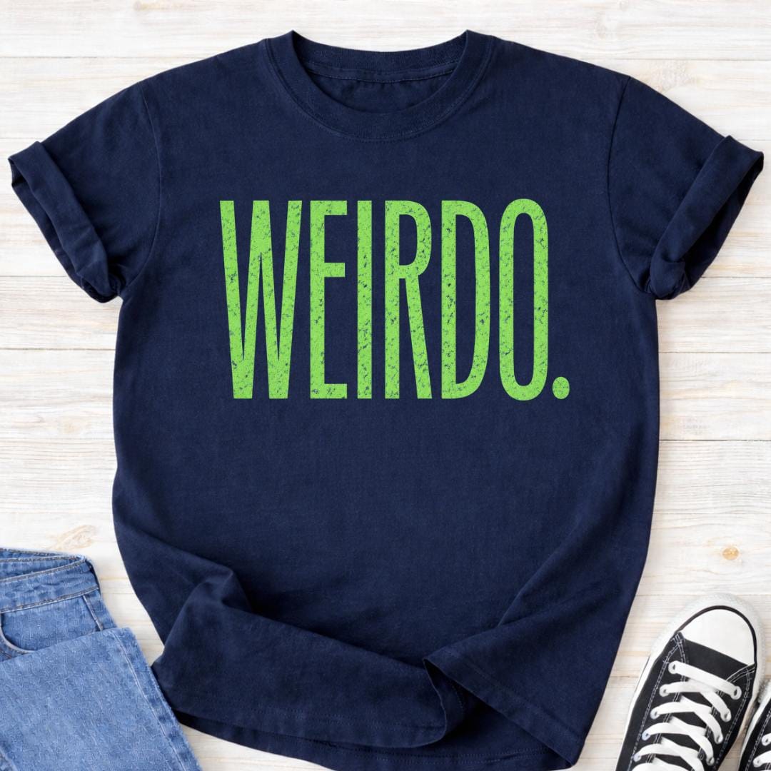 Weirdo Slogan Premium Comfort Tee