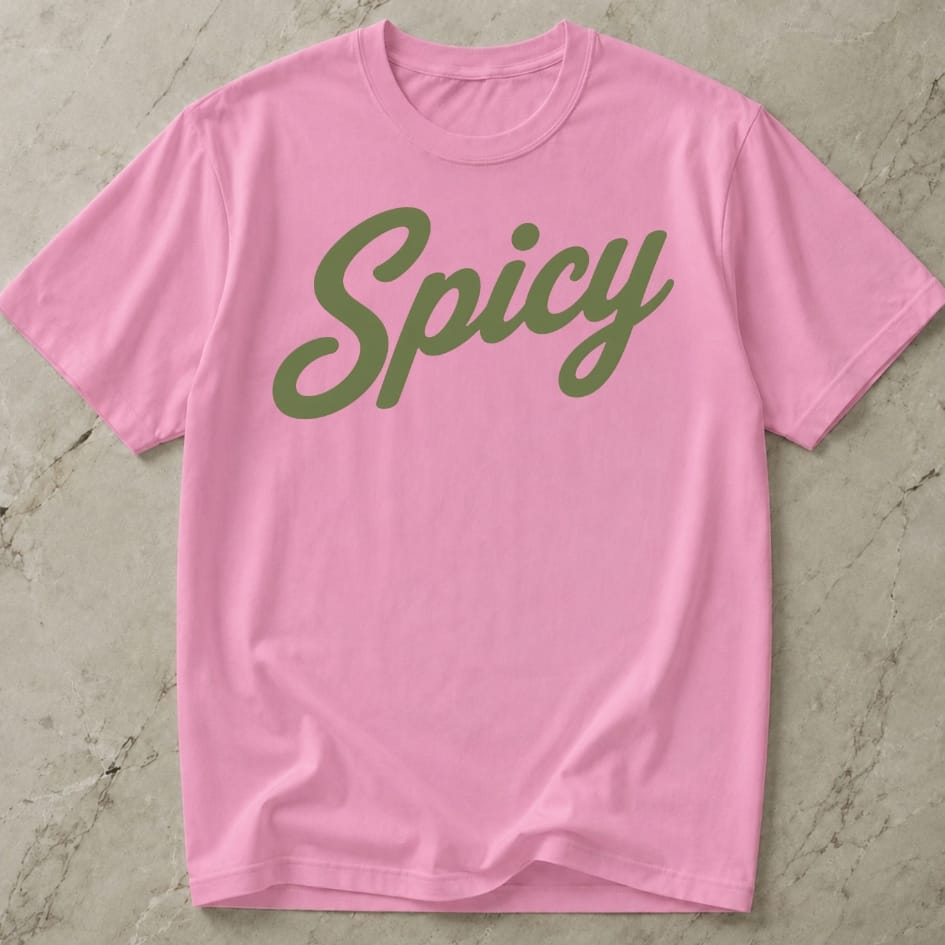 Spicy Green Design T-shirt