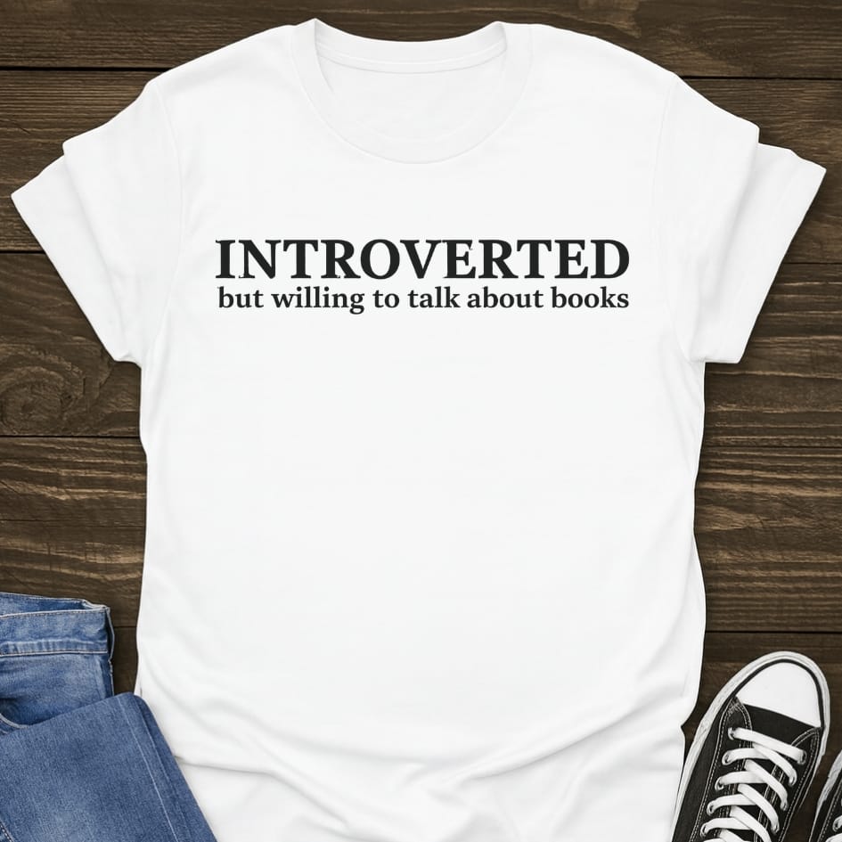 Introverted Book Nerd T-shirt
