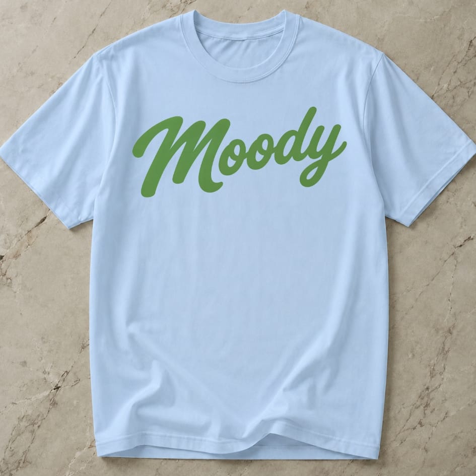 Moody Green Design T-shirt