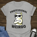 Professional Weirdo Slogan T-shirt