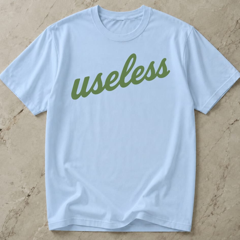 Useless Green Design T-shirt